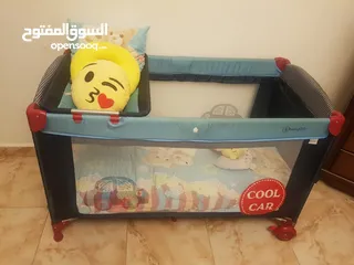  1 تخت بيبي مستعمل بحاله جيده جدا