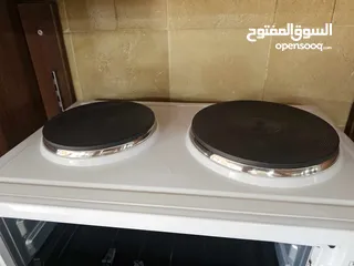  4 فرن مع غاز كهربائي