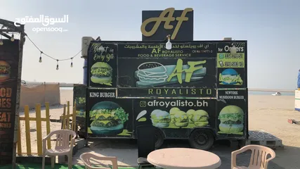  7 FOOD TRUCK FOR SALE WITH FULL OUTDOOR SETUP
