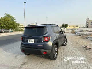  4 Jeep Renegade 2021 Trailhawk 4WD Turbo - Full Option