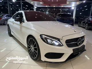  2 مرسيدس C300 Coupe  موديل 2017 خليجي فل اوبشن بحاله ممتازه