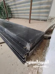  5 حلق المنيوم 3 دفات بروفيل 9000 لون اسود