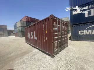  2 حاويات(‏container)20 +40 قدم للبيع مجمرك  وغير مجمرك و عالي وستاندر وحاويات مبردة ******************