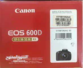  5 كاميرا كانون D 600