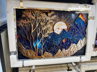  9 لوحات فنية مشكلة