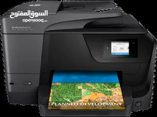  4 طابعة ملونة ويرلس مع حبر