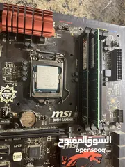  6 قطع كمبيوتر CPU Intel Core i5 4th Generation - Motherboard B85M GAMING - Ram 8&4 DDR3