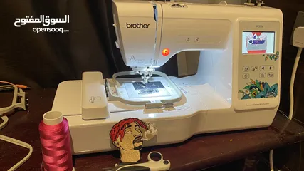  4 Embroidery machine مكينة تطريز (Brother Pe535)