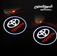  2 car door logo floor& dasbord  light