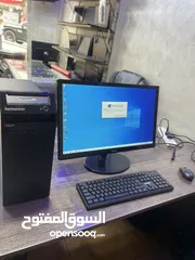  1 كمبيوتر لينوفو موصفات عاليه مع شاشة كبيره 22 انش Core i7 كامل مكمل
