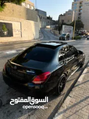  3 مرسيدس c200 AMG موديل 2016 ماطور 2000 تيبرو  أسود ولا جرام بوية السيارة بحالة الشركة بيت لحم  جوال