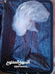  5 شنطة سيلكون شنطة شيلة أكبر مقاس شبه جديدة بحالة ممتازة