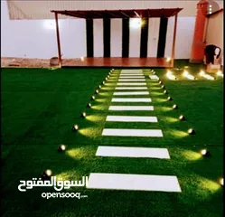  6 decor and artificial grass