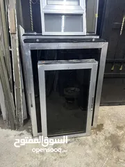  5 تشكليت شبابيك و ابواب مستعمل تسليم على المقاس