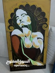  1 لوحات مرسومة باليد باحترافية ومواد عالية الجودة