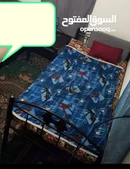 1 تخت مستعمل حديد نوعيته ثقيل زائد الفرشه للبيع 18