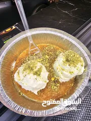  6 محل كنافه مجهز للبيع على الفحم وعلى الغاز