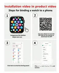  4 ساعات ذكية رياضية بشاشة عالية الدقة