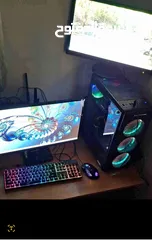  3 تجميعة Pc Gaming  قوية جدا بسعر حرق مع شاشه وكيبورد وماوس gaming مضيء