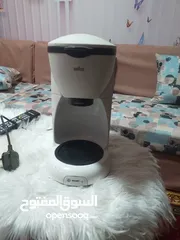  1 مكينه قهوة بحالة ممتازة