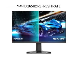  4 شاشة KOORUI بقياس 27 انش وبتردد 165HZ  للكمبيوتر وال PS5