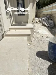  3 كافة اعمال البلاط والبورسلان والشايش والحجر الطبيعي