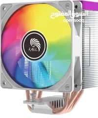  1 مبرد هوائي أصلي من دارك فلاش للمعالجات DARKFLASH AIGO G40 RGB INTEL LGA1700 - AMD CPU AIR COOLER