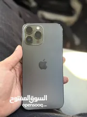  3 جهاز أيفون 13 pro max أسود  حالة البطارية 85% 400 دينار