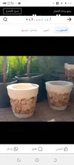  7 نوافير قوار زريعه سيراميك وحجر