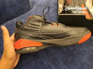  3 JORDAN 5s MAX AURA BLACK AND RED WITH BOX BARELY WORN