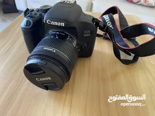  2 كاميرا Canon 800D بحالة الوكالة