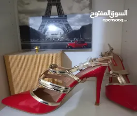  2 احذية زارا وشارلز اند كيت وغيره جديد ومستعمل