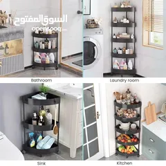  10 استغل الزوايا... وخلّي كل شي مرتب!   ودّع الفوضى واستقبل التنظيم مع ستاند الزاوية البلاستيكي