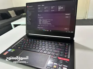  7 لابتوب جيمنج MSI GS65 Stealth بسعر مغري جدا