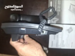  10 تلفون Panasonic لون اسود كاشف للارقام مستعمل وبحالة ممتازة للبيع