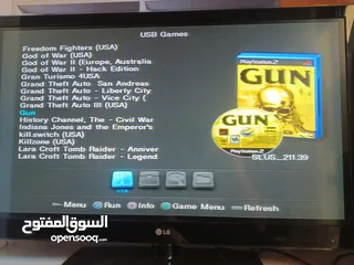  23 بلايستيشن 2 معدلة مع اسلاك + ميموري جديدة هدية + هارديسك وميموري عليهم 60 لعبة مميزة