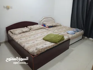  1 Double bed & Single Bed with Mattress