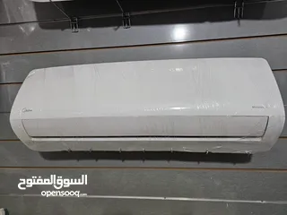  13 مكيف 1 طن مستعمل بحالة الوكاله  REYX مصنع ميديا فل انفيرتر توب نضافه شامل التركيب