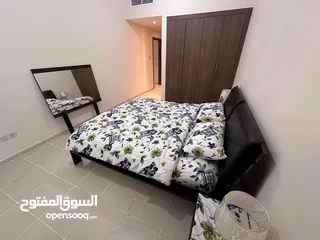  6 غرفتيين وصاله مفروشه بالكامل للايجار الشهري في ابراج عجماان وان بالقرب من كورنيش عجمان