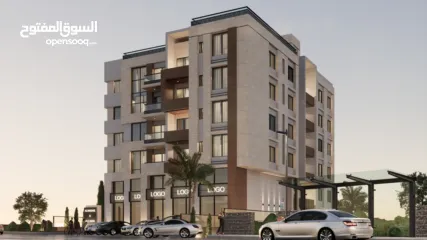  12 شقة 135متر للبيع بالقرب من شارع  القدس و الدفاع المدني مكونة من 3 غرف نوم, حمامين,صالون,مطبخ و بلكون