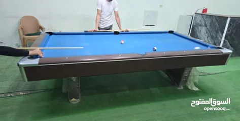  2 طاولات بلياردو وسنوكر