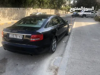  2 أودي كحلي  A6 2008 SLine.   حاله ممتازه فتحه سقف كراسي جلد تسخين كهـرباء