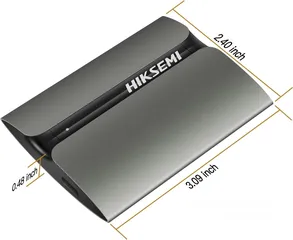  3 هارديسك خارجي تصميم ضد تلف البيانات من هيكسيمي Hiksemi Shield Portable SSD 320GB - 2TB USB3.2