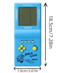  2 Brick Game Handheld Console for Kids,