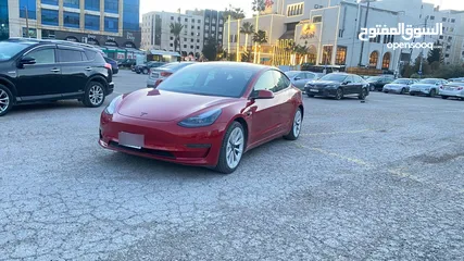  8 Tesla model 3 2022 standard plus/7 جيد / اتوسكور A/ عداد قليل كاش وبالاقساط
