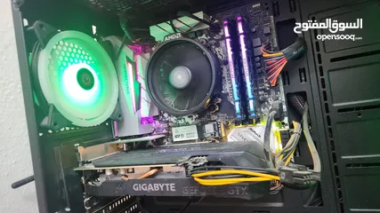  1 pc gaming used 1660ti ryzen 5 3600 //370 jod