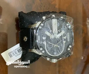  3 ساعة ديزل Mr daddy DZ7313 أصليه لون اسود بحالة الوكاله جديده للبيع