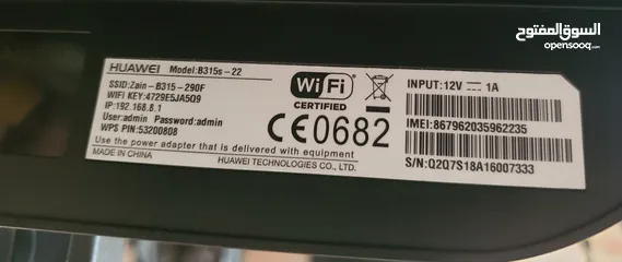  1 Huawei Router 4G LTE  for zain network only