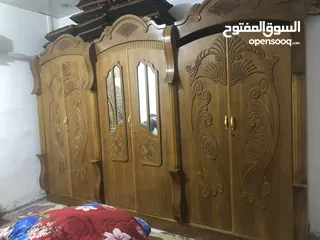  1 بيع غرفة نوم صاج نضيفه  سعر 600