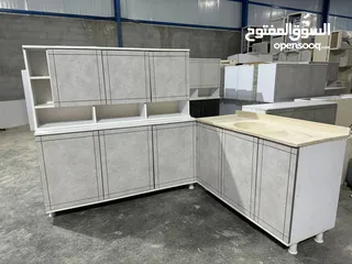  4 كاونتر خشب mdf ثلاث قطع